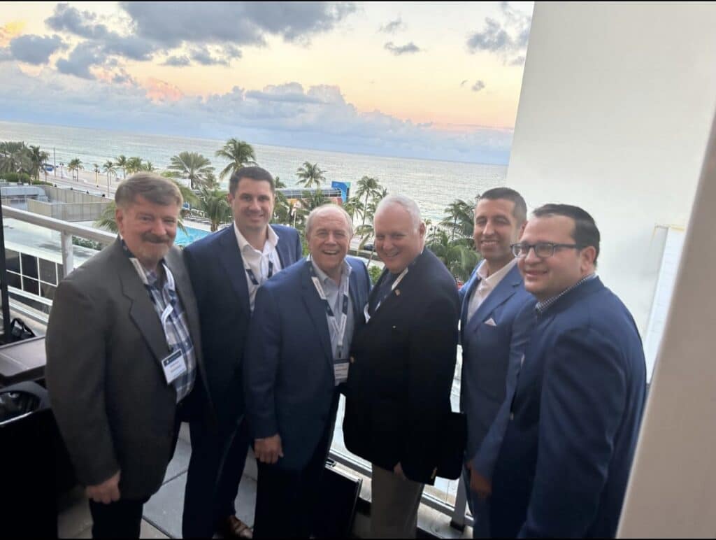 Richard Gary, Joe Williams, Diego Leiva, Richard Wilson, Marc Segelnick. December 2022 - FLL, Florida